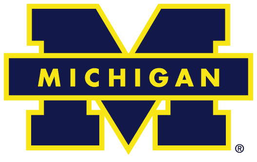 Michigan Wolverines 1988-1996 Primary Logo iron on paper